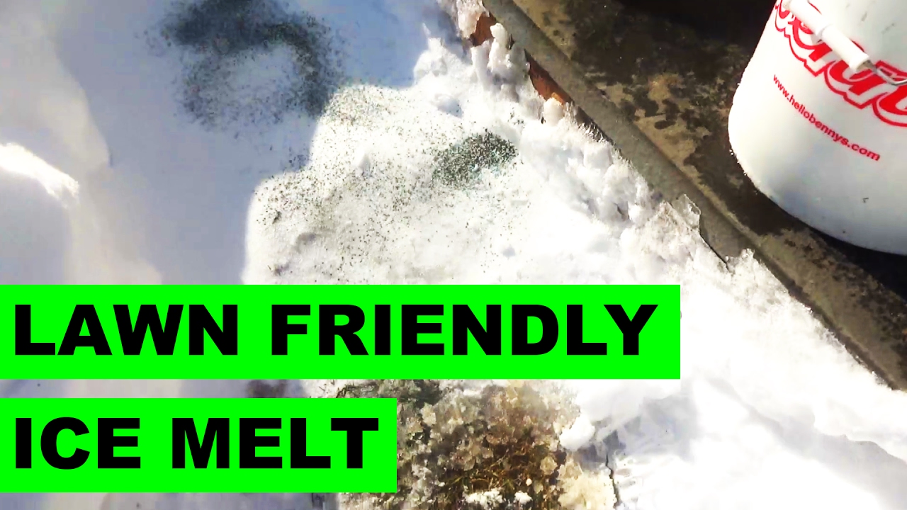 will fertilizer melt snow and ice