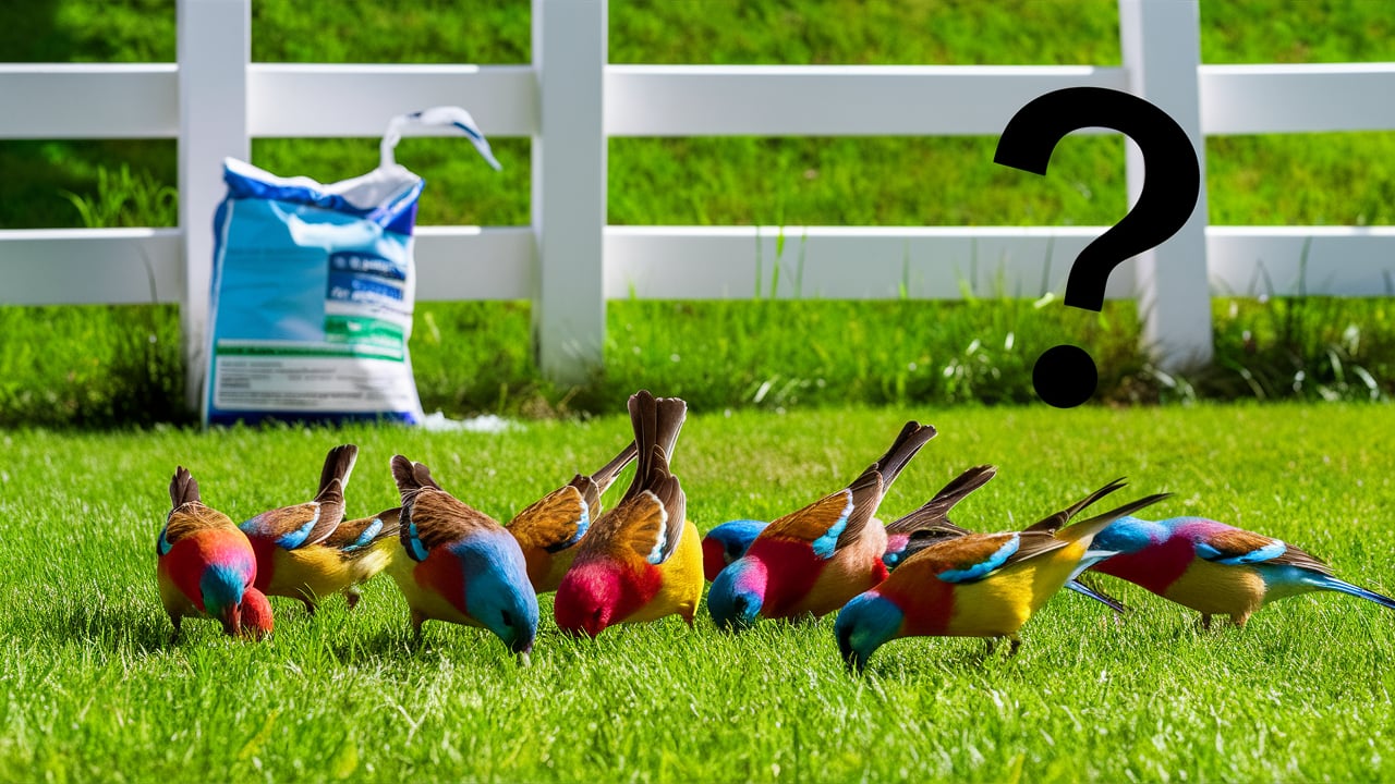 will lawn fertilizer kill birds