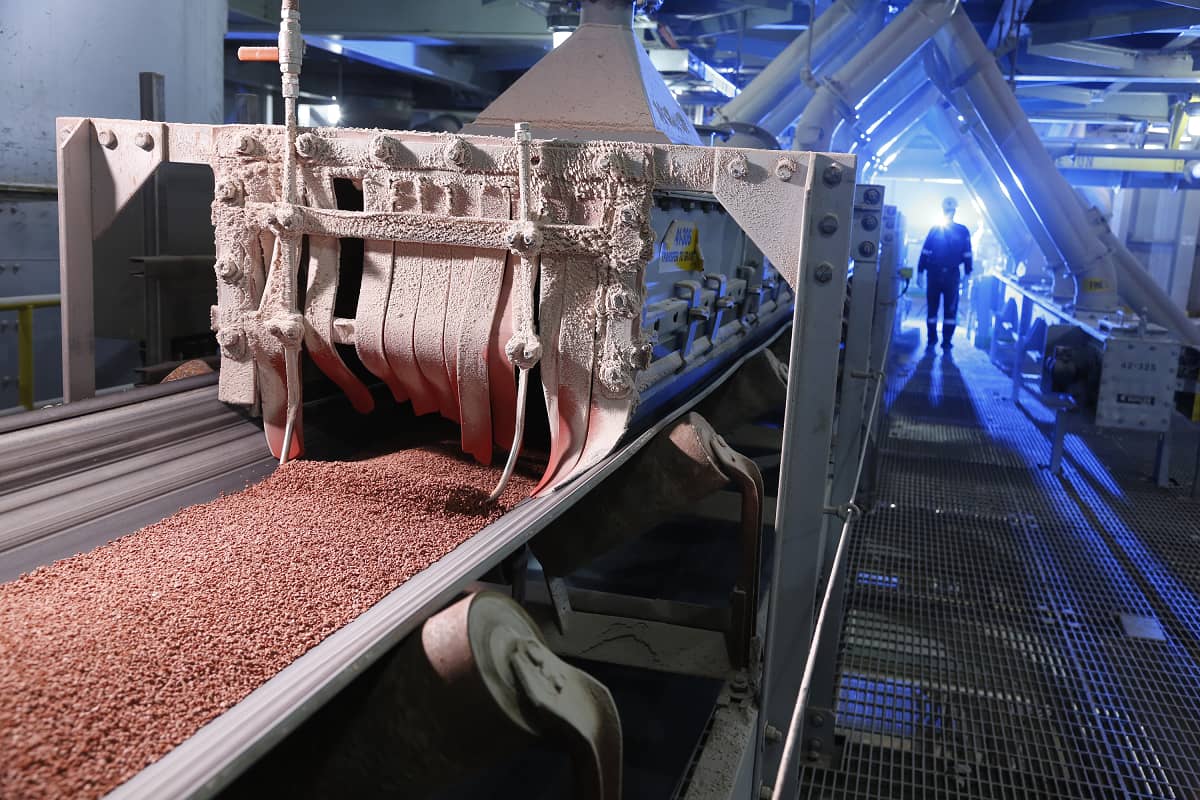 potash fertilizer production process